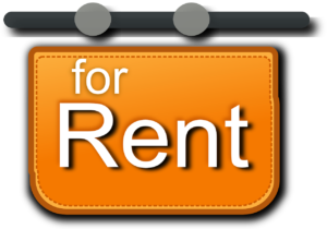 For rent sign